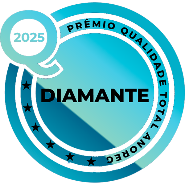 Selo Diamante 2025 do Prêmio de Qualidade Total ANOREG-BR
